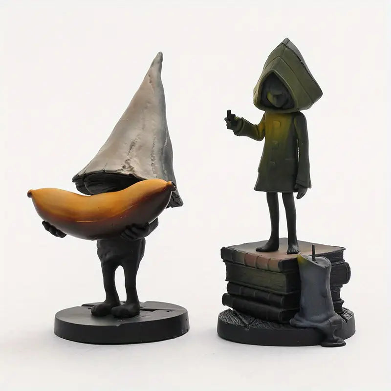 Figurines de Collection Little Nightmares – Ensemble de Personnages Six & Nome avec Boîte
