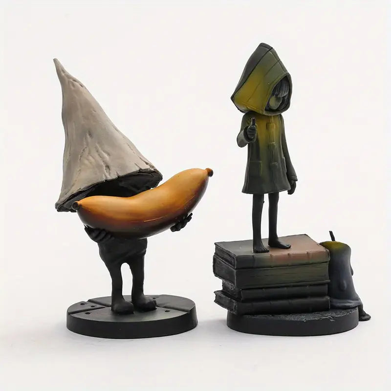 Figurines de Collection Little Nightmares – Ensemble de Personnages Six & Nome avec Boîte
