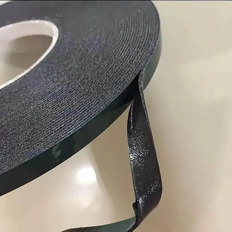 Ruban Adhésif Double Face Noir Ultra Résistant – Fixation Forte pour Intérieur et Extérieur