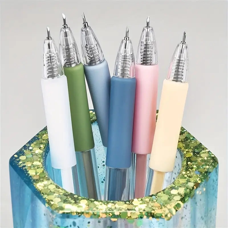 Stylo Cutter de Précision – Outil de Découpe Rotatif pour Papier, Vinyle et Scrapbooking