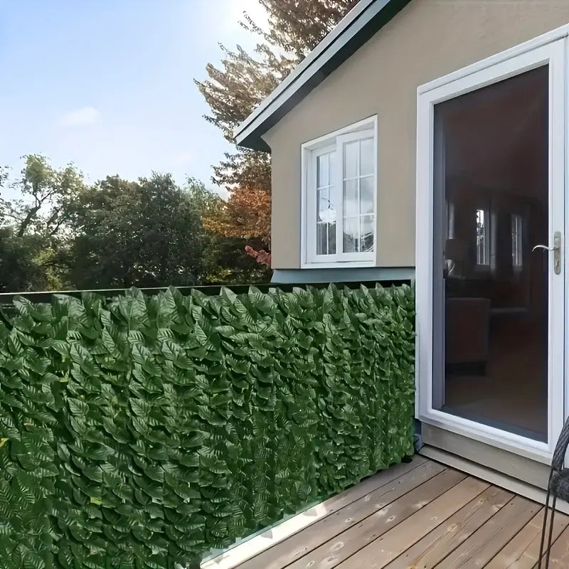 Panneau Brise-Vue Feuillage Artificiel Extérieur – Clôture de Jardin Décorative pour Intimité & Esthétique