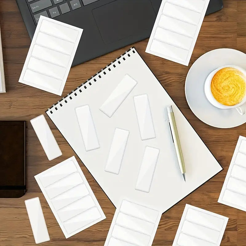 Lot de 60 étiquettes d’identification pour classeurs à levier – Intercalaires personnalisables pour dossiers A4, format universel