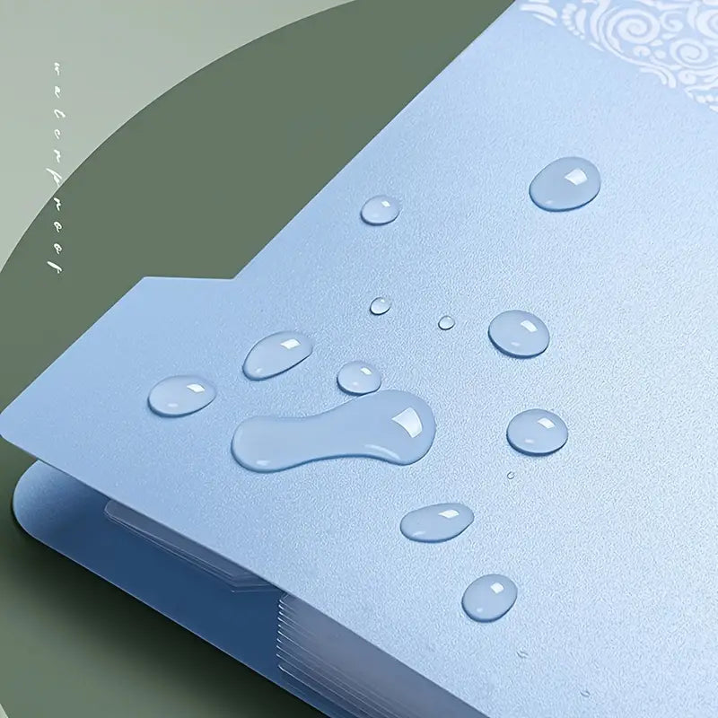 Chemise de rangement extensible avec fermeture sécurisée – Porte-documents A4 anti-perte