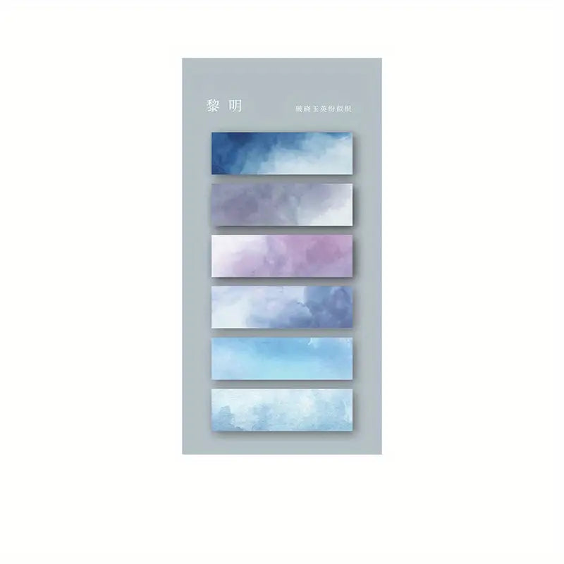 Marque-pages adhésifs pastel – Sticky notes décoratifs repositionnables pour agenda, bullet journal et étude