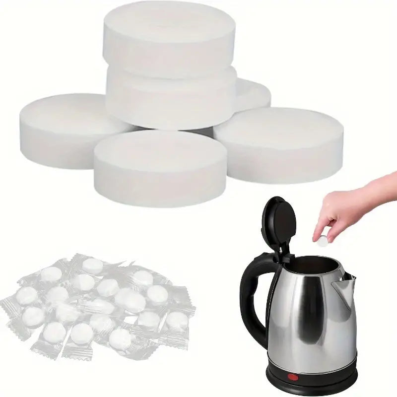 Pastilles Détartrantes pour Bouilloire et Cafetière – Nettoyant Anticalcaire Efficace pour Appareils de Cuisine