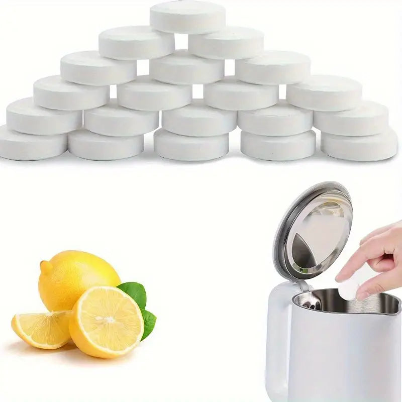 Pastilles Détartrantes pour Bouilloire et Cafetière – Nettoyant Anticalcaire Efficace pour Appareils de Cuisine