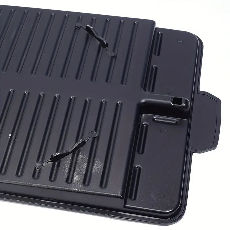Plancha barbecue en fonte antiadhésive – Plaque de cuisson double face pour camping et cuisine extérieure