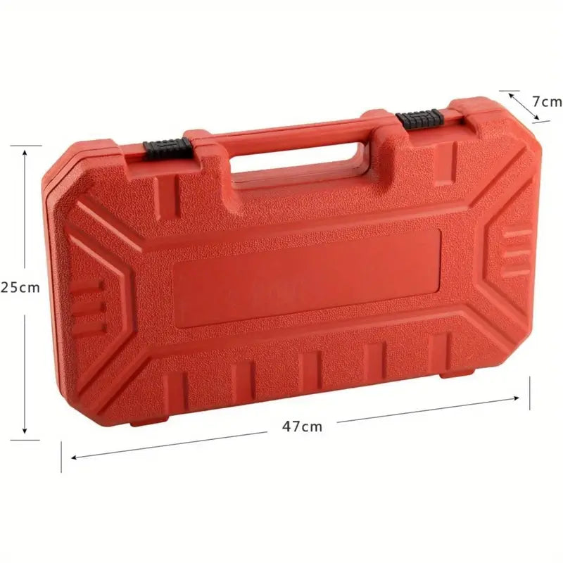 Coffret pince à collier de serrage 7 pièces – Kit outils manuels avec mallette rouge