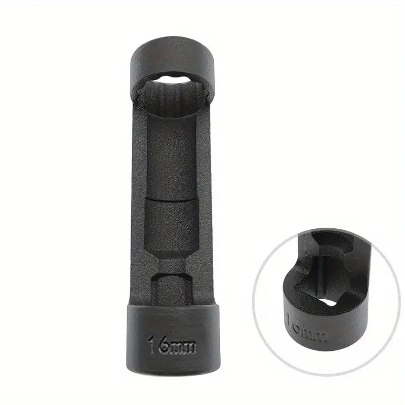 Lot de 6 Douilles à Bougie Longues en Acier – Clés à Douille 16 à 24 mm pour Réparation Auto et Mécanique