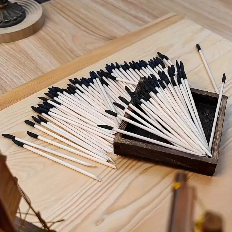 Lot de Bâtonnets Applicateurs Abrasifs pour Polissage de Précision – Idéal pour Finitions et Petites Surfaces