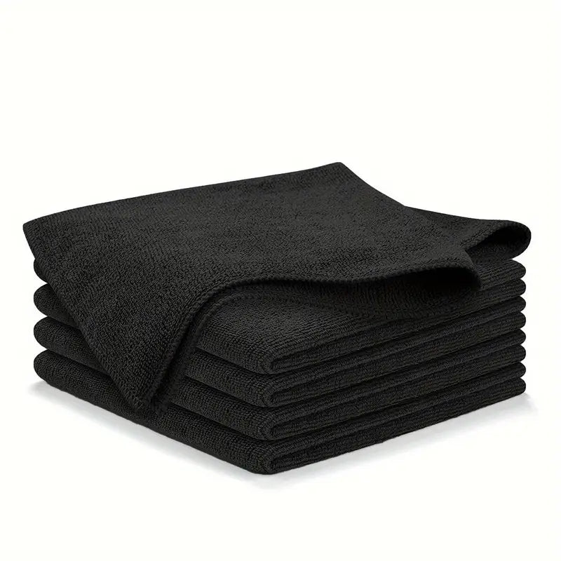 Lot de chiffons microfibres noirs ultra-absorbants – Accessoires pour bateau, nettoyage et entretien