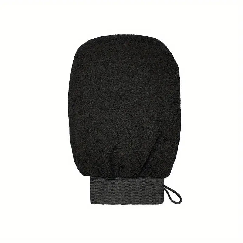 Gant Exfoliant Noir en Kessa – Gommage Corporel Profond pour Peau Morte, Hammam & Douche