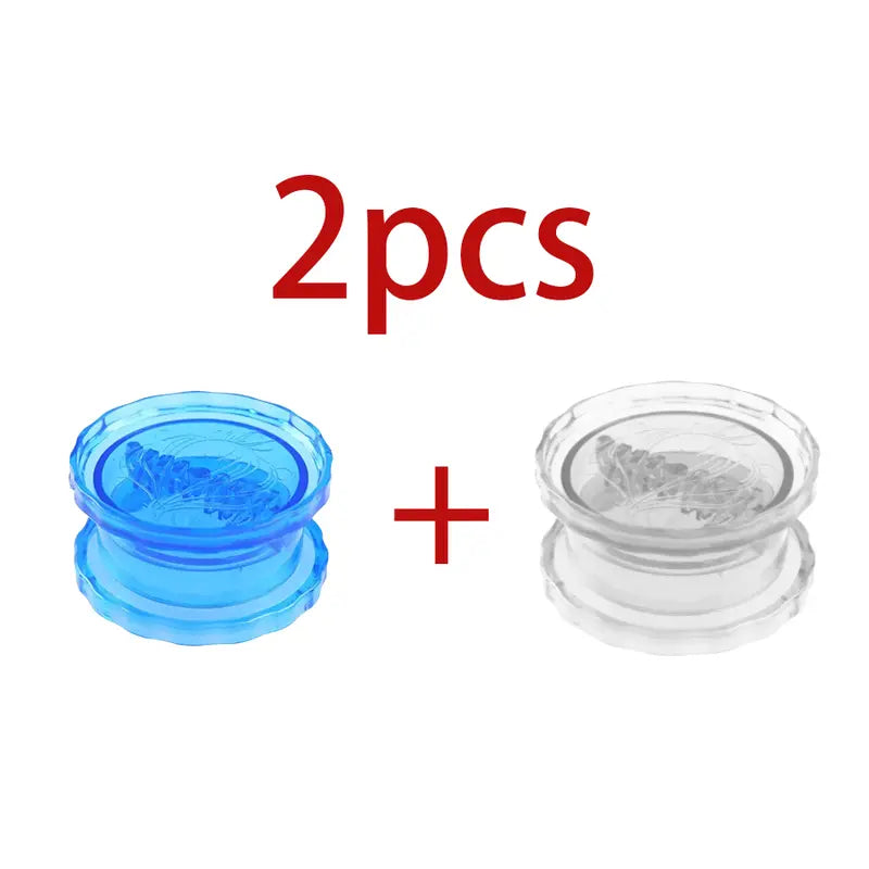 Hachoir à Ail Manuel en Plastique Transparent – Mini Broyeur Rotatif pour Ail, Gingembre et Herbes