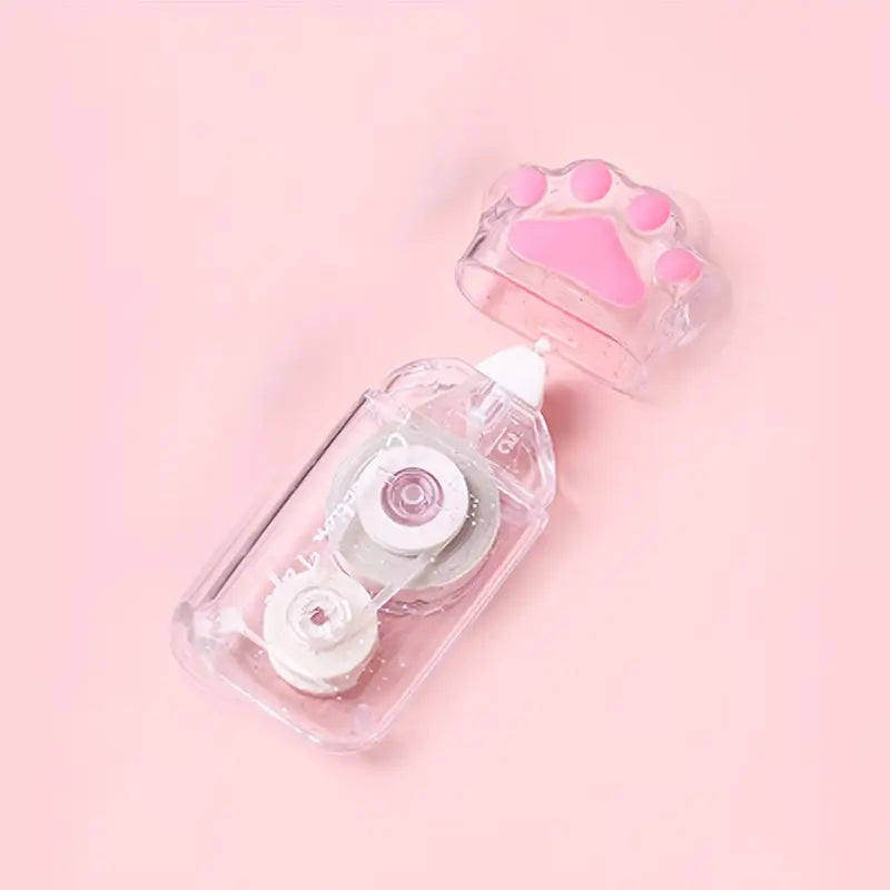 Correcteur en ruban patte de chat – Ruban correcteur mignon pour école, bureau ou papeterie kawaii