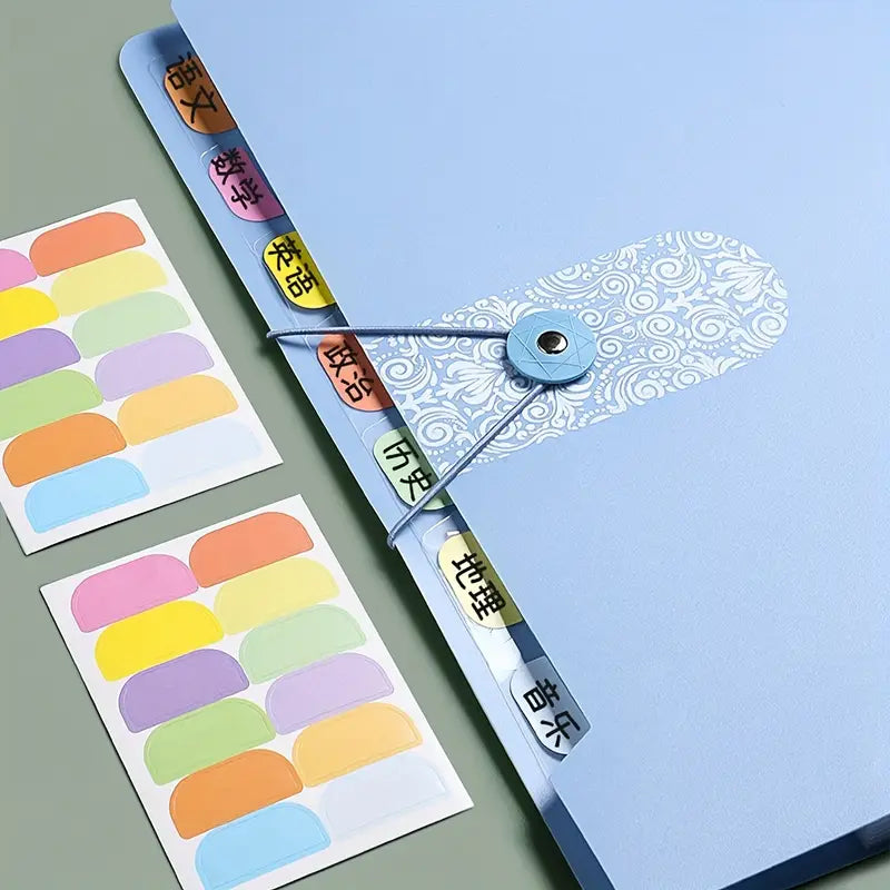 Chemise de rangement extensible avec fermeture sécurisée – Porte-documents A4 anti-perte