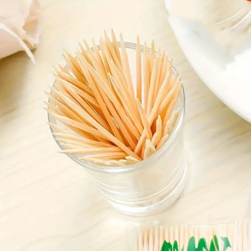 Cure-dents en Bambou Naturel – Accessoire Écologique pour l’Hygiène Dentaire Quotidienne