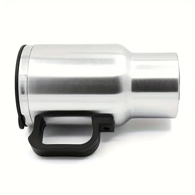Mug chauffant voiture en acier inoxydable – Gobelet isotherme 12V avec prise allume-cigare