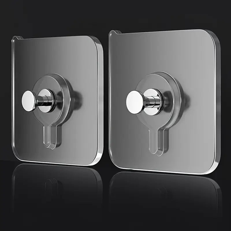 Crochets Muraux Adhésifs Résistants – Lot de 24 Supports Auto-adhésifs Multifonctions pour Fixation sans Perçage