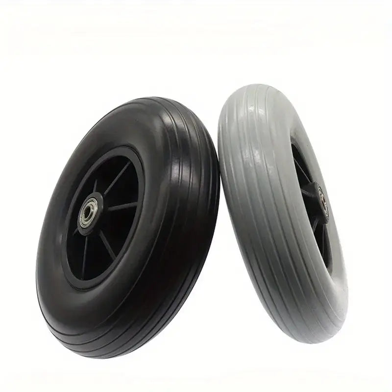 Roue avec Roulement en Caoutchouc Plein – Pneus et Roues de Remplacement pour Chariot, Diable et Équipements Divers