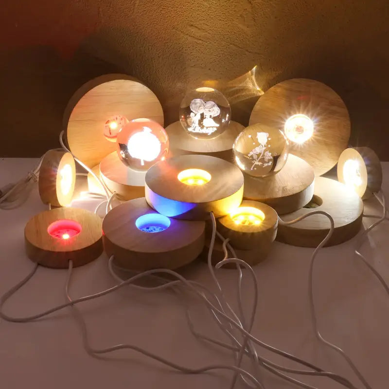 Spot LED Encastrable USB avec Finition Bois – Éclairage d’Ambiance Moderne pour Cuisine, Dressing et Bureau