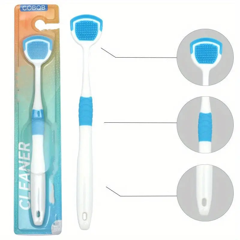 Gratte-langue à Brosse Souple – Brossettes Colorées pour Hygiène Buccale, Anti-Haleine et Nettoyage de la Langue