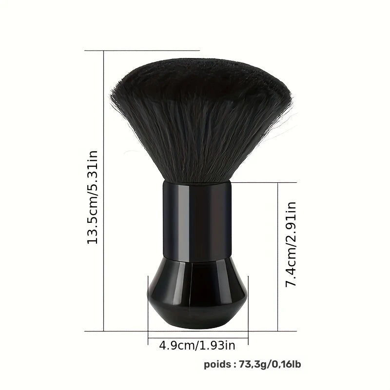 Brosse de Nettoyage Cou de Coiffeur – Brosse Poudre Anti-Chute pour Barbier et Salon de Coiffure