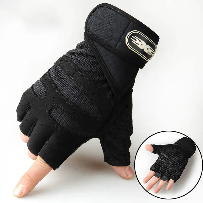 Gants de musculation antidérapants – Gants fitness avec protection paume et maintien poignet