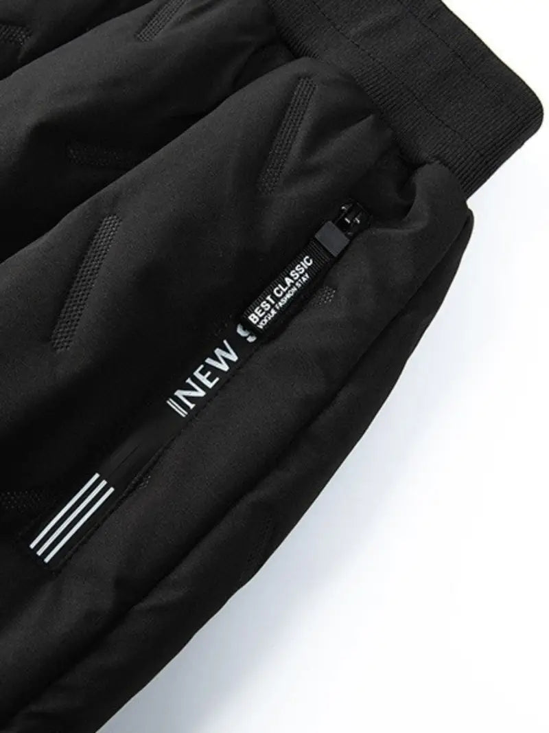 Pantalon Jogging Garçon Hiver – Pantalons Enfant Chauds et Confortables avec Taille Élastique