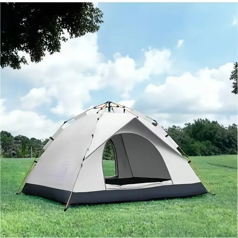 Tente de camping automatique 2-4 personnes – Installation rapide et imperméable pour randonnée et bivouac