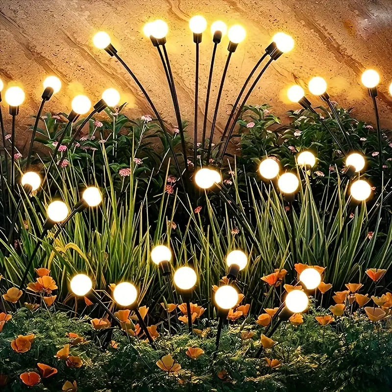 Piquets Lumineux LED Solaire pour Jardin – Éclairage Décoratif Extérieur Étanche pour Massifs, Allées et Parterres