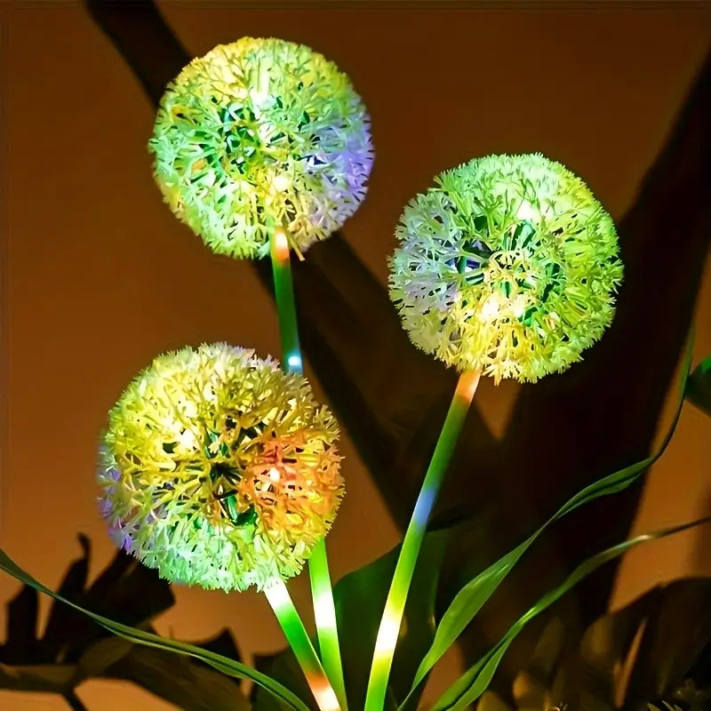 Piquets de Jardin Décoratifs LED – Fleurs Lumineuses Multicolores Solaires, Éclairage Extérieur pour Jardin, Allée et Terrasse