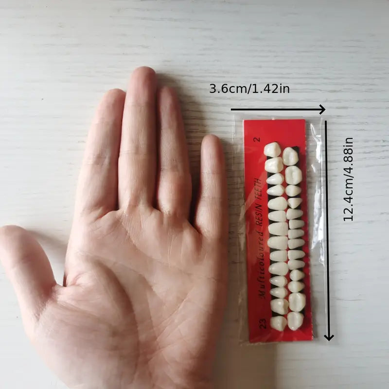 Dents Artificielles en Résine – Kit Complet pour Prothèses Dentaires et Travaux de Laboratoire