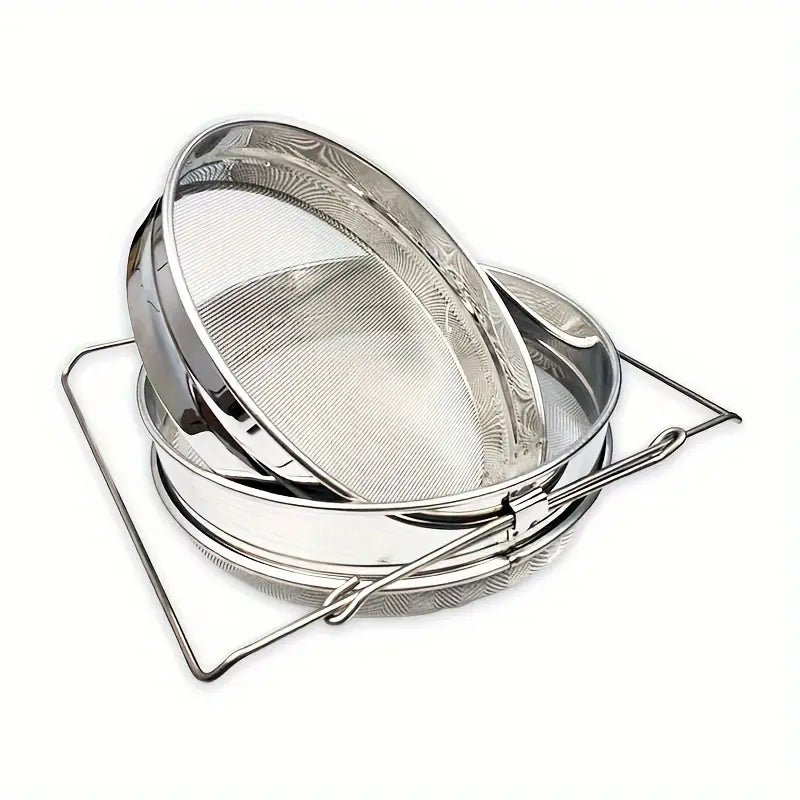 Passoire à Miel Double en Inox – Filtre Professionnel pour Extraction et Purification du Miel