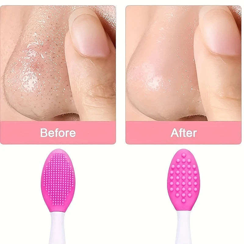 Brosse Exfoliante pour Lèvres en Silicone – Douce et Efficace pour Gommage, Hydratation et Soins du Visage