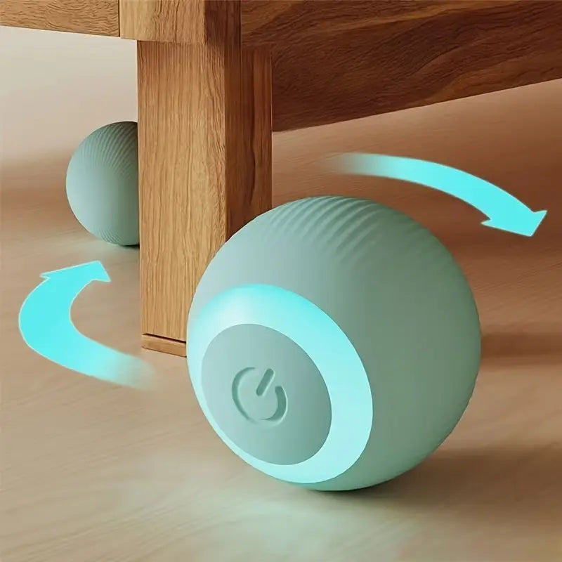 Balle Interactive pour Chat – Jouet Électronique Automatique pour Petits Animaux Actifs