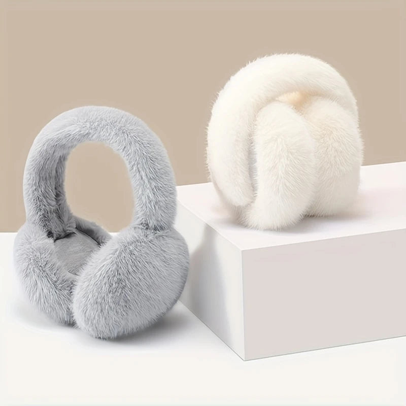 Cache-Oreilles Femme Hiver en Fausse Fourrure – Ultra Doux, Léger et Chaud, Coloris Élégant