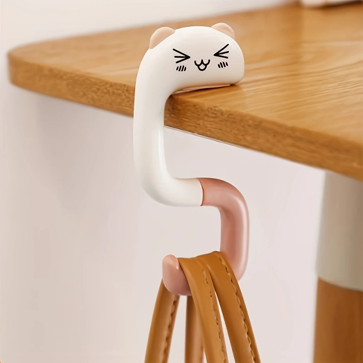 Crochet Clip pour Sac à Main Motif Animal – Chat & Panda Kawaii, Pratique pour Poussette, Valise ou Dressing