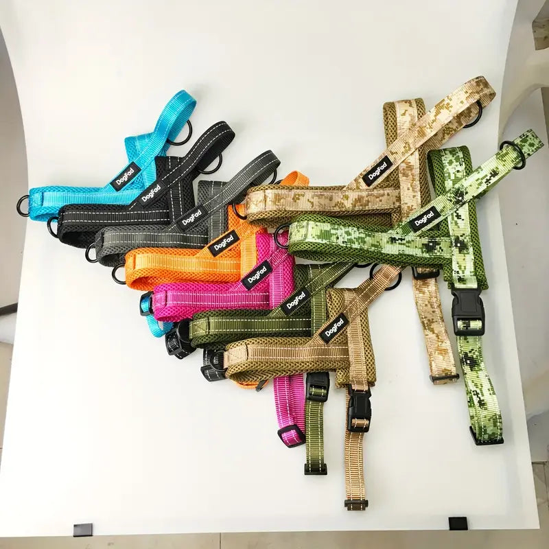 Harnais Réglable pour Chien – Confortable, Résistant et Disponible en Plusieurs Couleurs