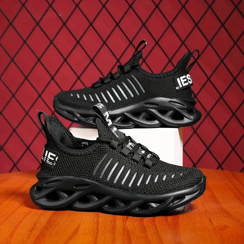 Baskets de Sport Enfant Respirantes – Sneakers Ultra Légères avec Semelle Antichoc