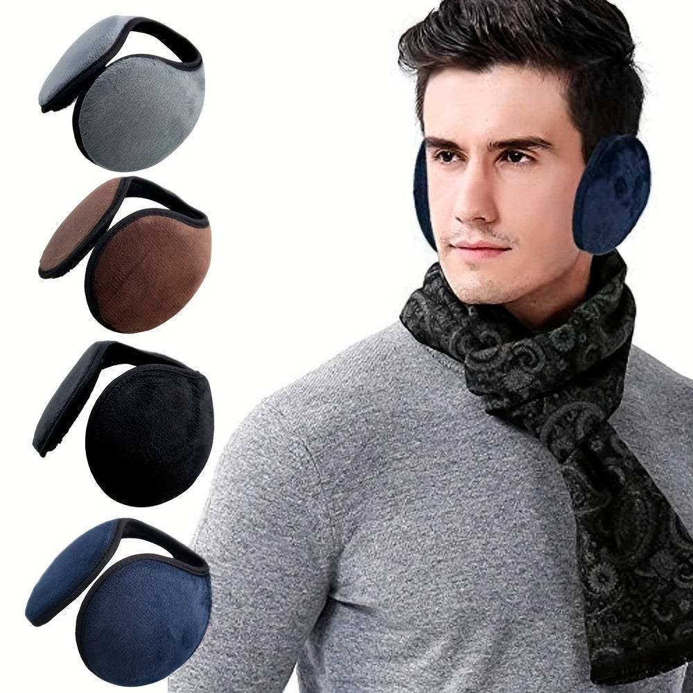 Cache-Oreilles Homme Pliable en Polaire – Protection Thermique Discrète et Ultra Confortable