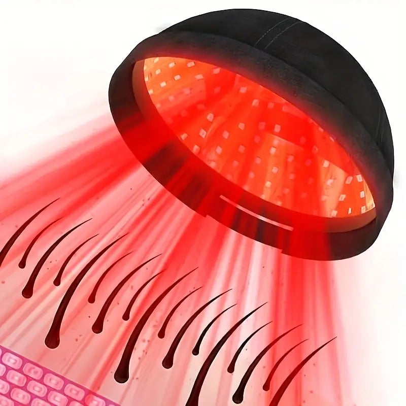 Casque LED Thérapie Capillaire – Lumière Rouge Anti-Chute pour Stimulation de la Pousse, Soins Cheveux & Cuir Chevelu