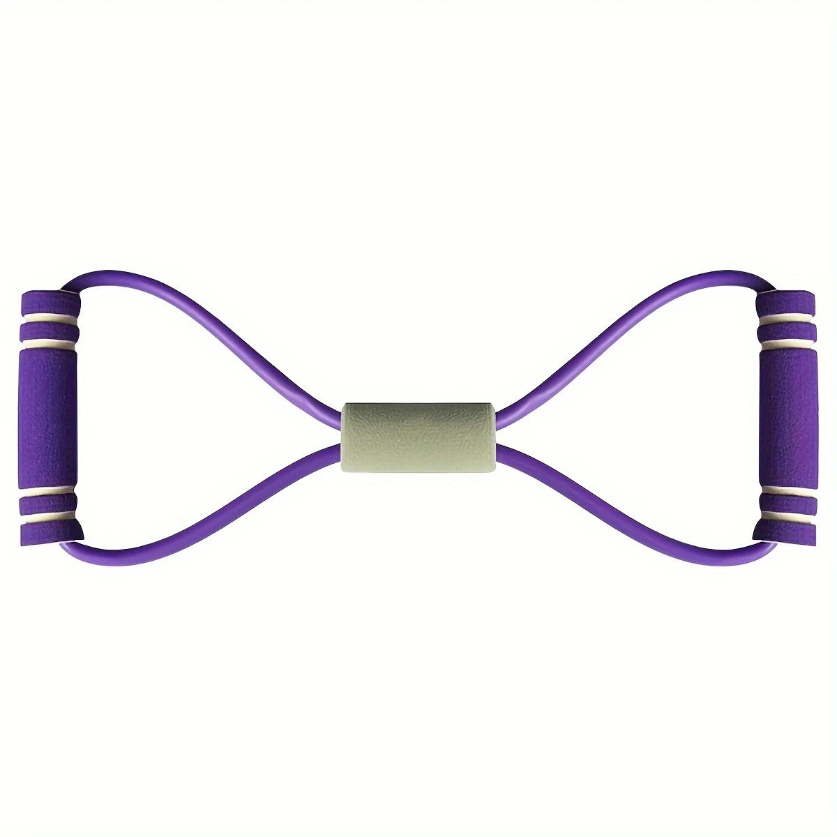 Élastique de Résistance 8 Formes – Accessoire Compact pour Yoga, Pilates & Renforcement Musculaire