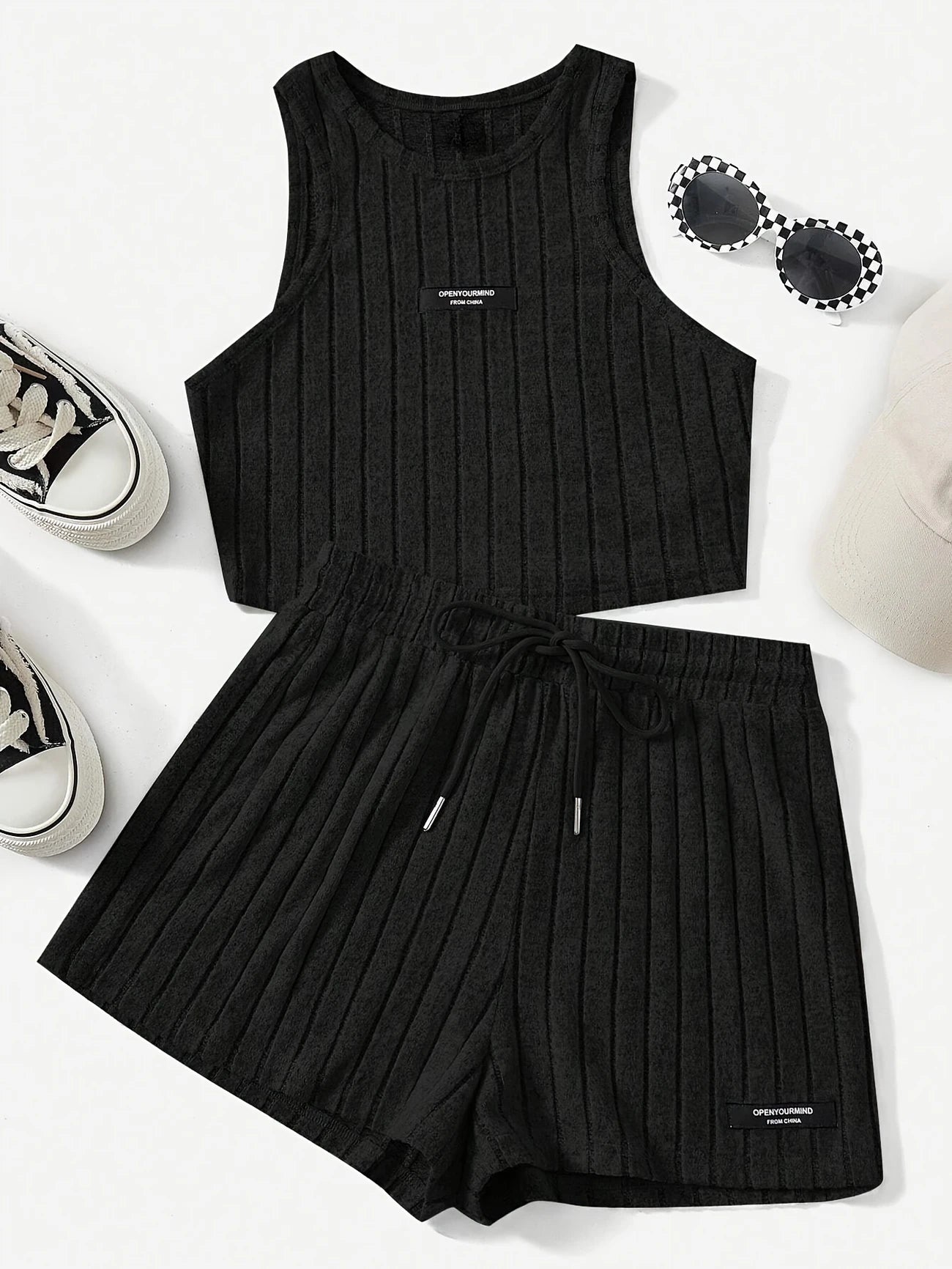 Short de Plage Femme Côtelé – Look Décontracté & Confortable, Idéal Été ou Détente