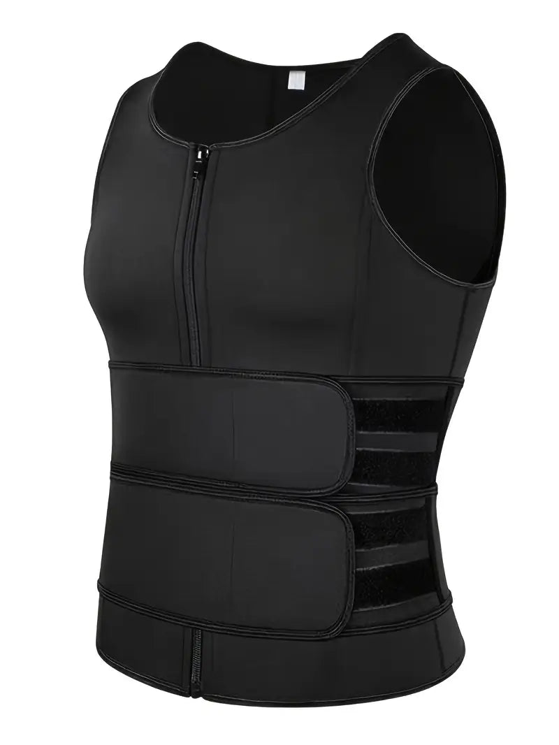 Gilet Sculptant Homme - Débardeur de Compression Ventre Plat & Maintien Dorsal