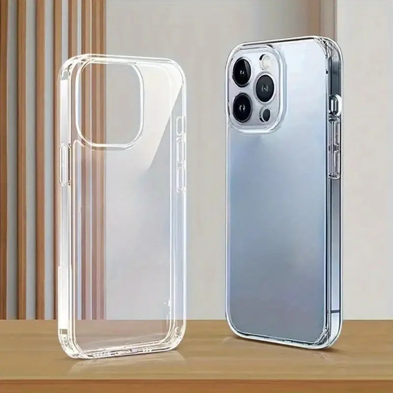 Coque Transparente Antichoc pour iPhone – Étui Souple Ultra Fin et Résistant, Protection Intégrale