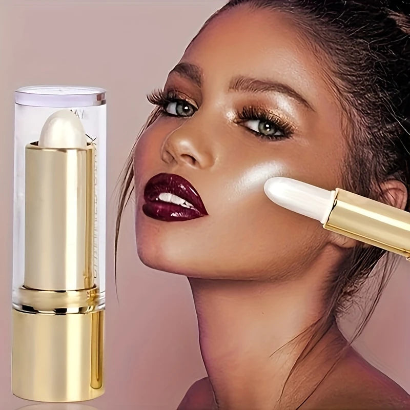 Enlumineur en Stick Effet Glow – Illuminateur Crème Nacré pour un Teint Sculpté