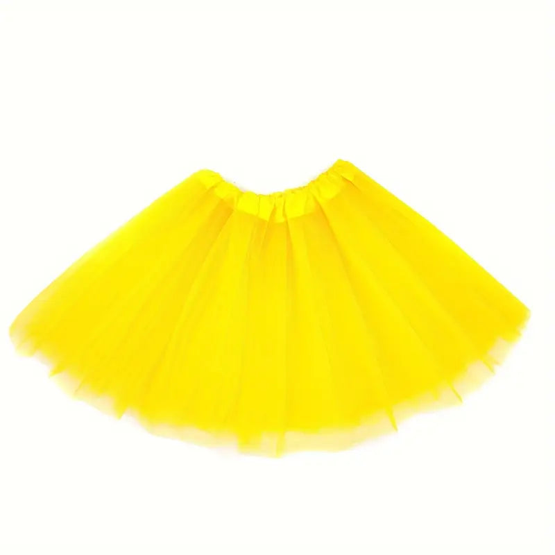 Jupe tutu jaune en tulle femme – Accessoire de costume danse, carnaval et soirée déguisée