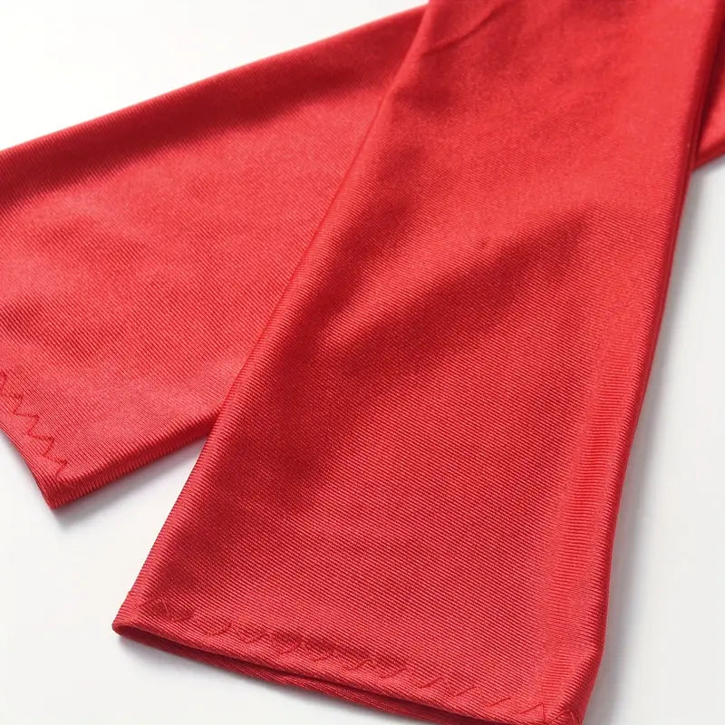 Écharpe Fourrure Dalmatien et Gants Longs Rouges Enfant – Déguisement et Accessoire Hiver