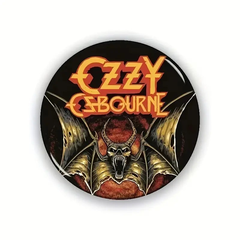 Pin’s Ozzy Osbourne métal gothique – Accessoire rock vintage pour fans de heavy metal