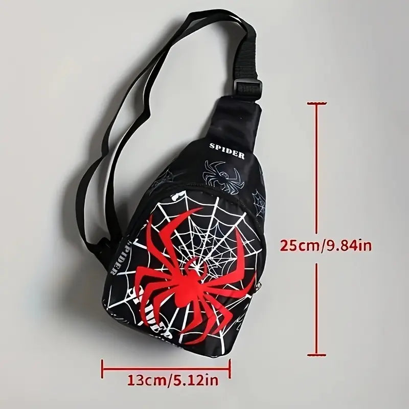 Sac à dos enfant Spider design toile d’araignée – Cartable bandoulière léger et pratique